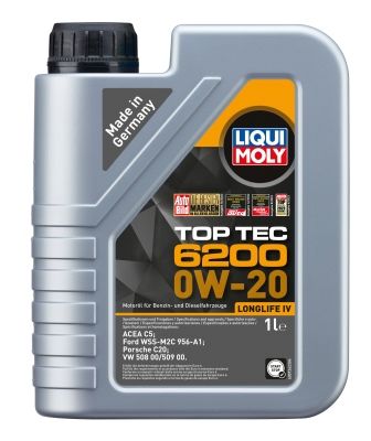 ULJE ZA MOTOR Top Tec 6200 0W-20 1 LIT LIQUI MOLY