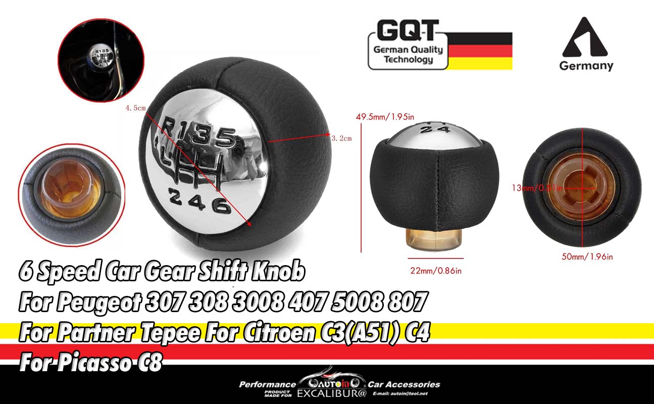 Ručica Mjenjača Peugeot 307, 308, 407, 3008, 5008 R+6 9087