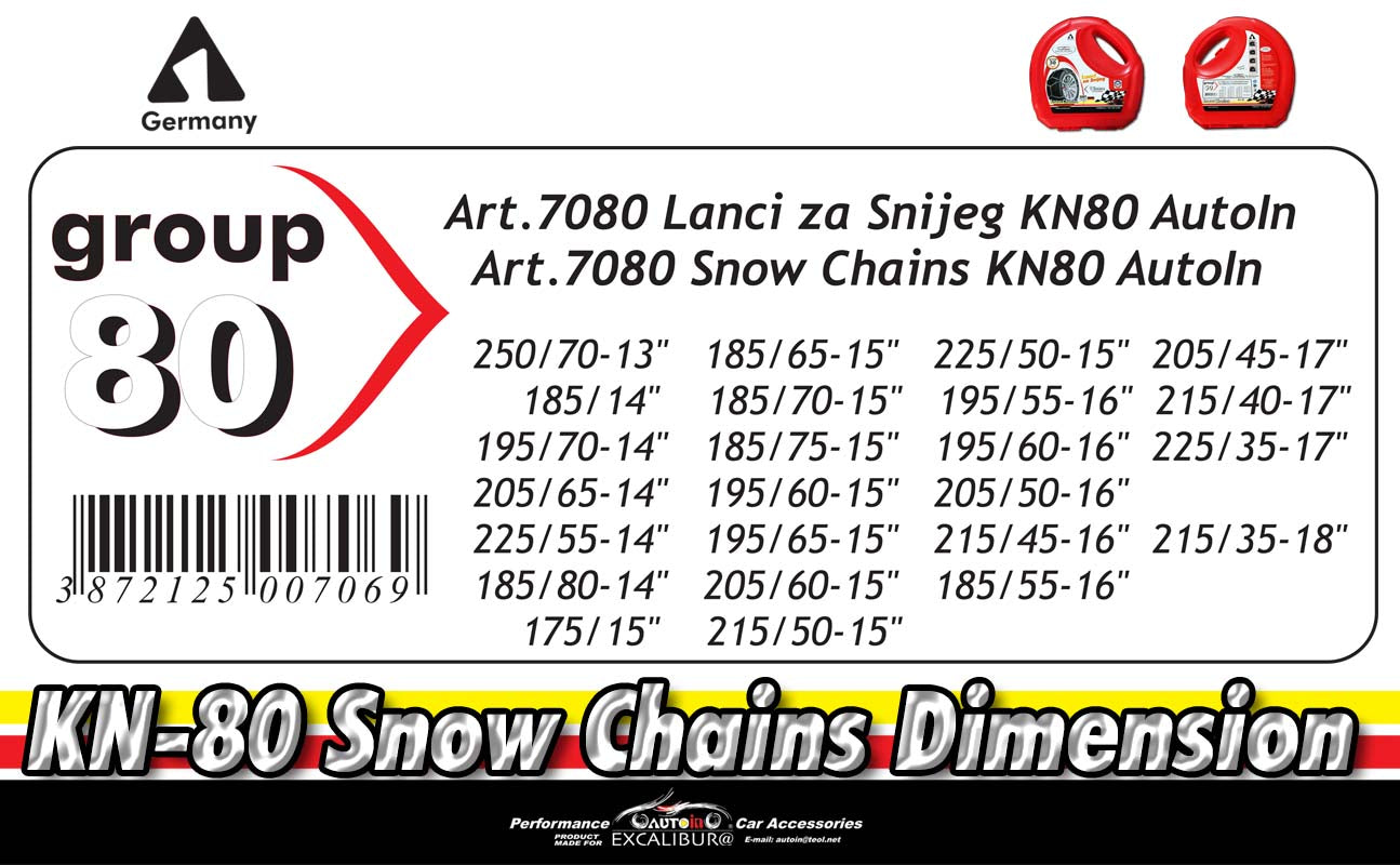 LANCI ZA SNIJEG 80 7080