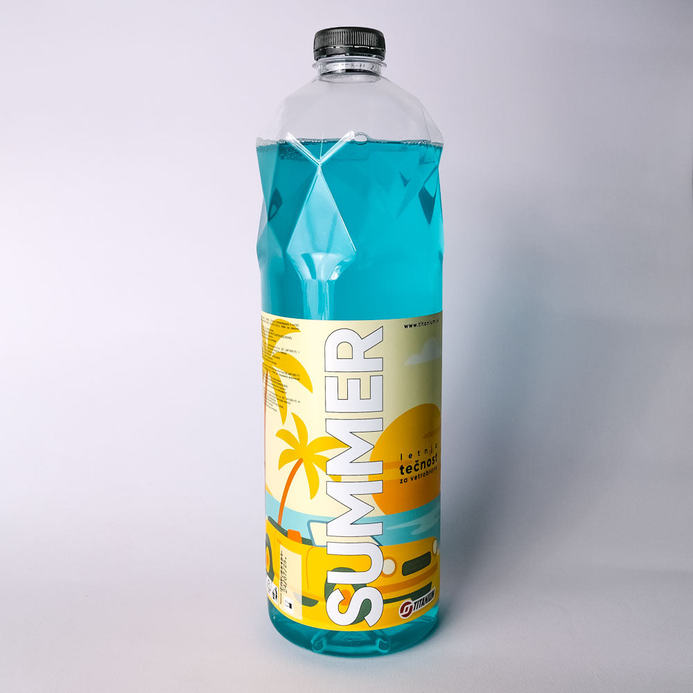 Titanium Summer – ljetnja tečnost za vjetrobranska stakla 2,5L