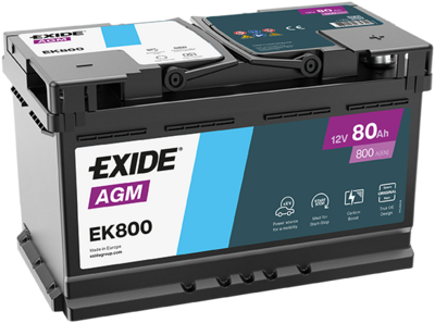 AKUMULAT.EXIDE AGM 80AH (800EN)