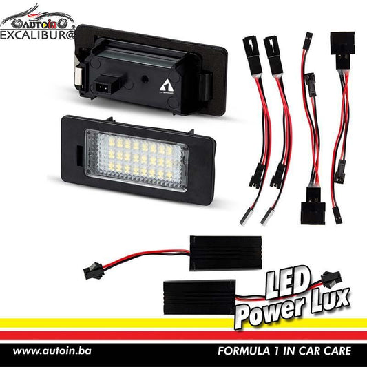Audi, VW, Seat, Škoda osvetljenje za tablice 7302