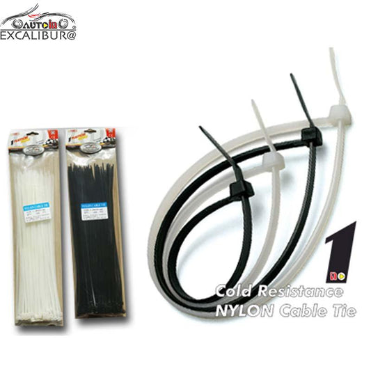 Plastične vezice 3,6x200mm Crna 1020