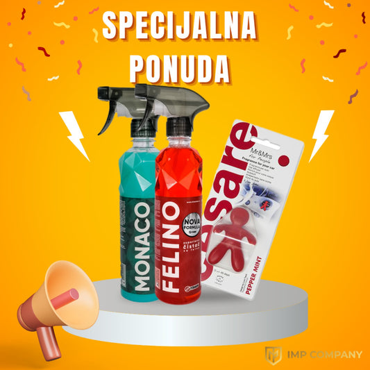 TITANIUM MONACO 500 ml + TITANIUM FELINO ml + CESARE PEPERMINT