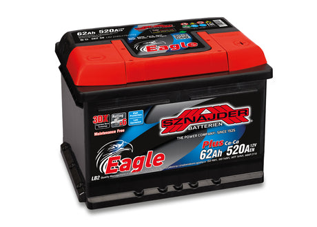 AKUMULAT.SZNAJDER EAGLE PLUS 12V (62 AH) 520AEN