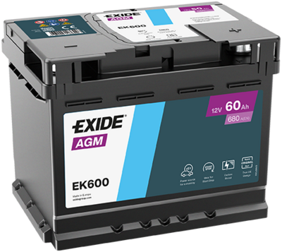 AKUMULAT.EXIDE AGM 60AH (680EN)