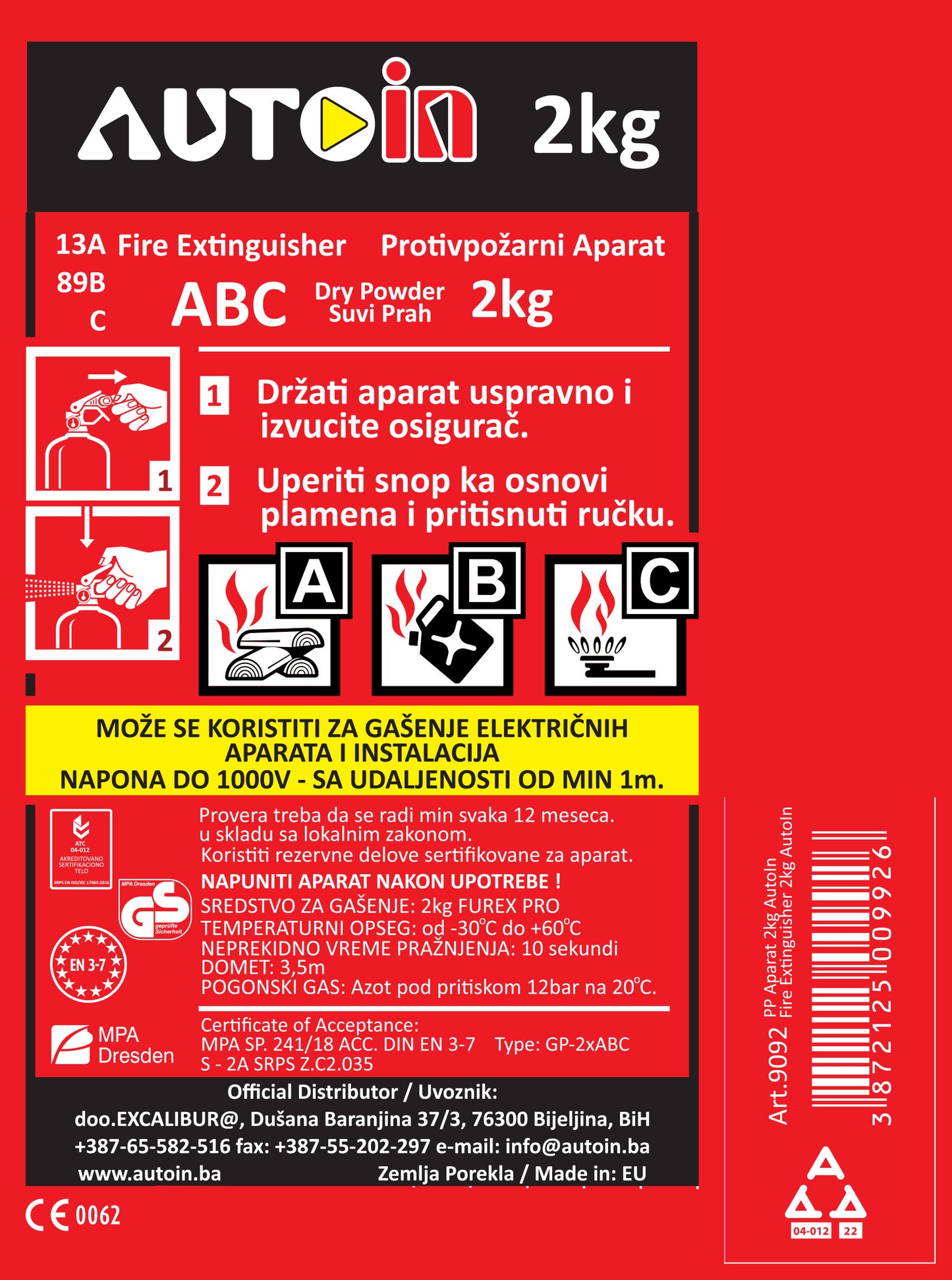 PP APARAT S2 9092