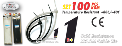 PLASTIČNE VEZICE 3,6X300MM 1030