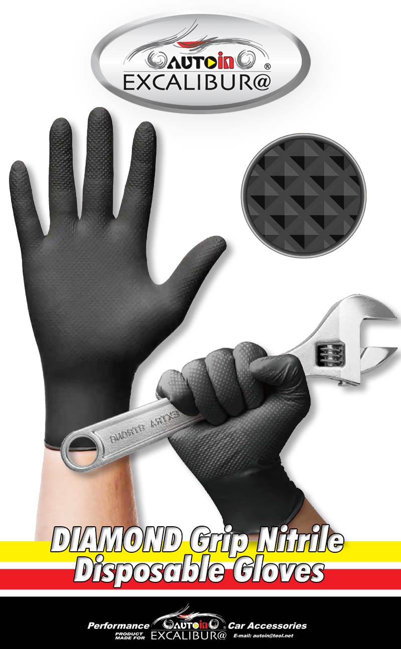 Nitril Rukavice sa Dijamantskom Teksturom 50/1 hrapave