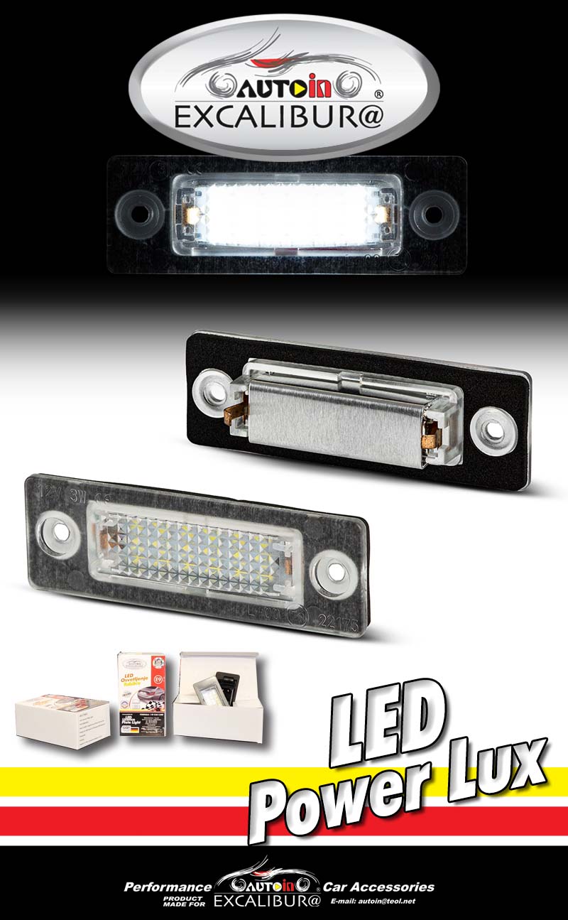 VW, Škoda Osvetljenje za Tablice 7403