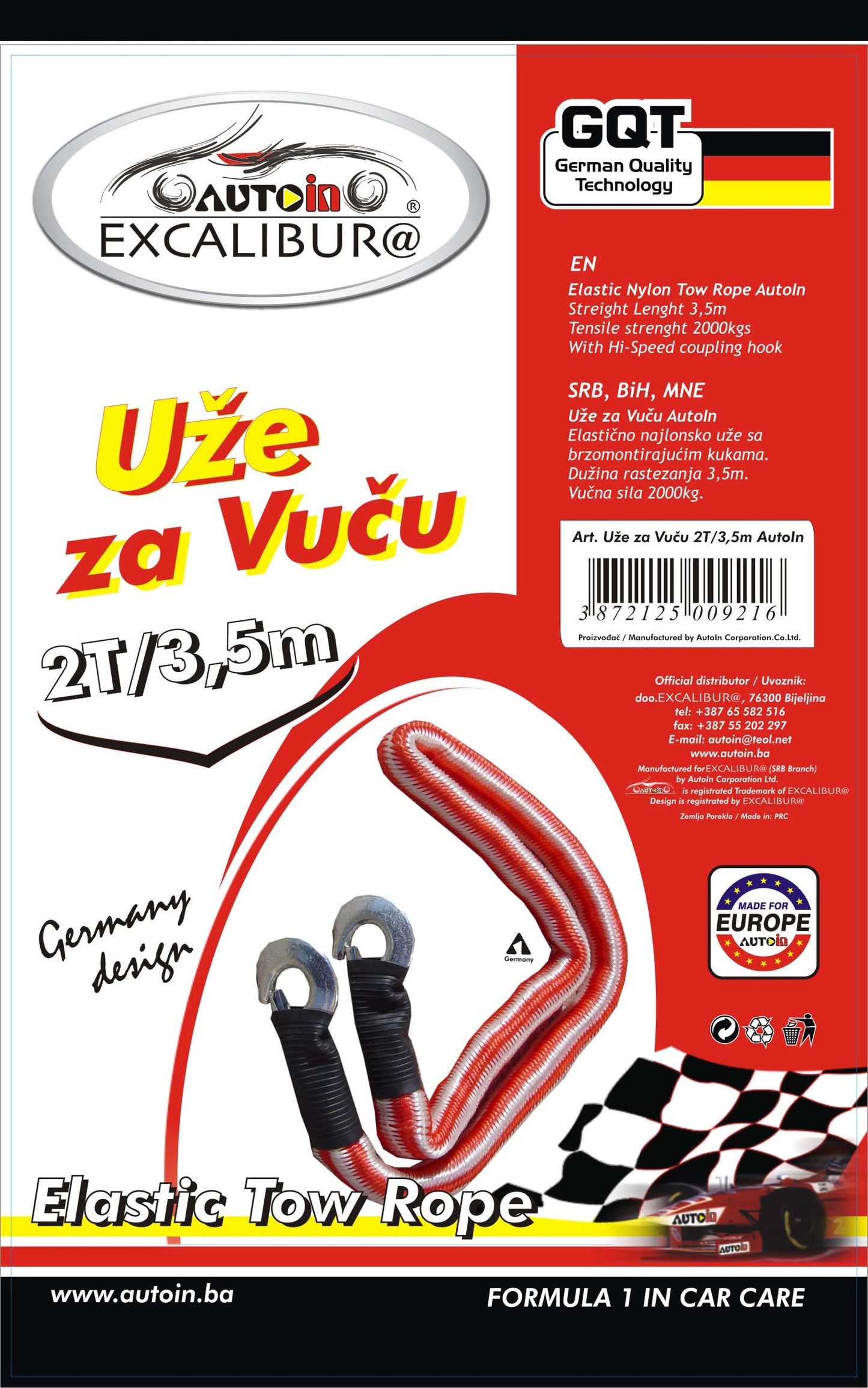 UZE ZA VUCU 2T 9021