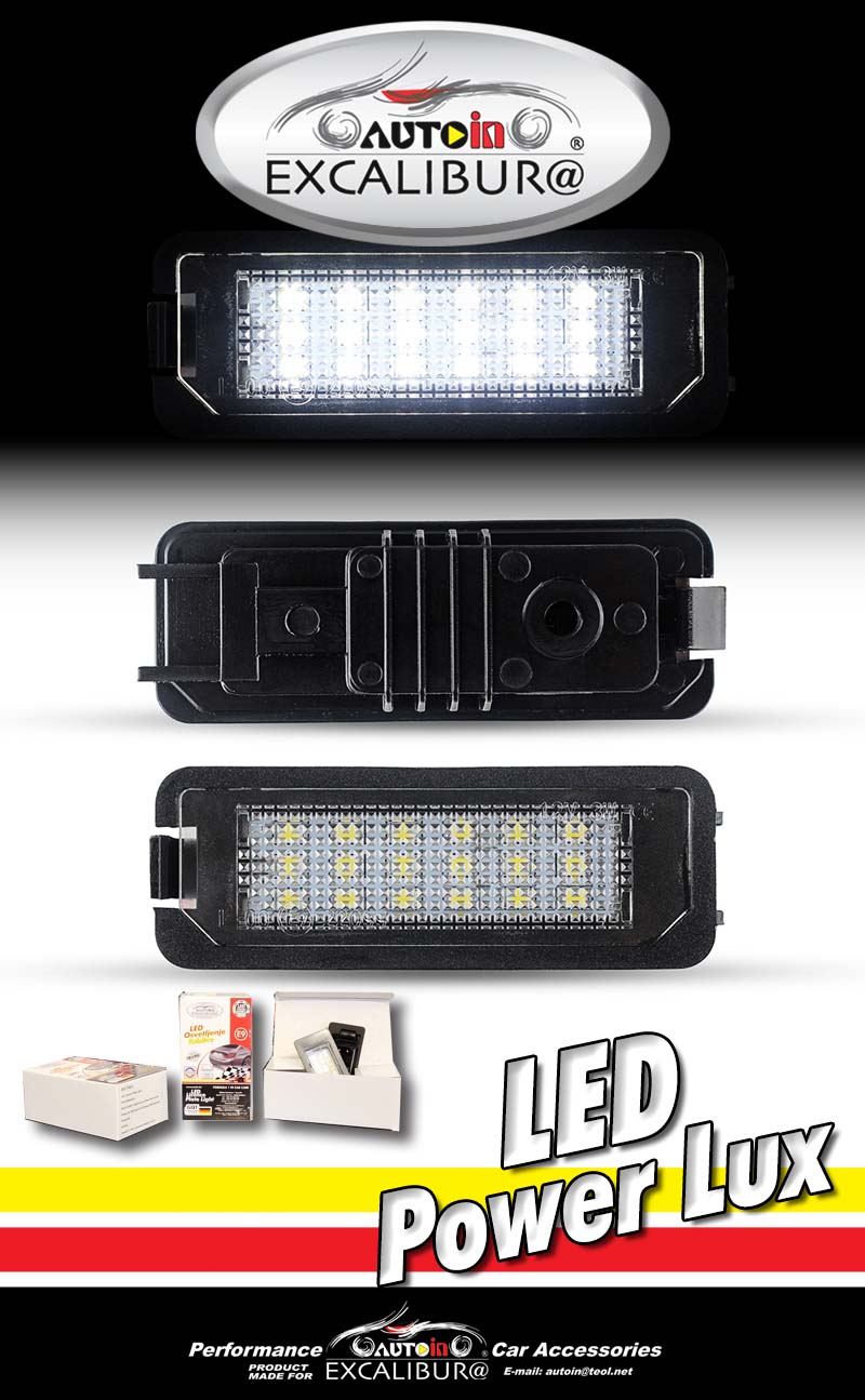 VW, Škoda osvetljenje za tablice  7401