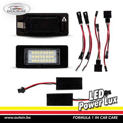 Audi, VW, Seat, Škoda osvetljenje za tablice 7302