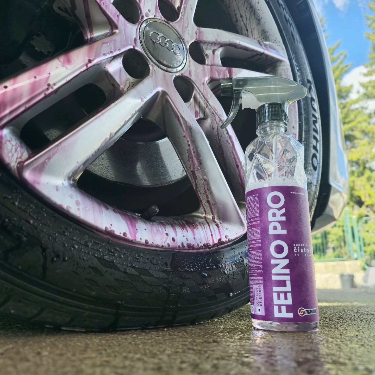 Titanium Felino PRO – čistač felni 500 ml – iron remover