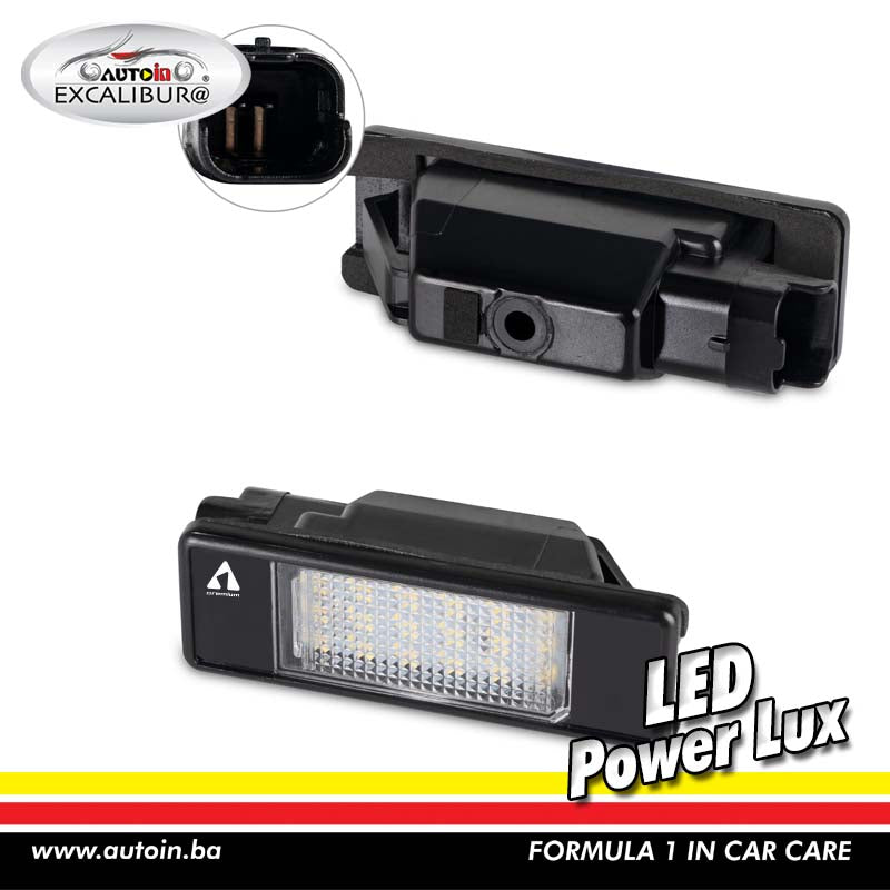 Citroen, Peugeot osvetljenje za tablice 7603