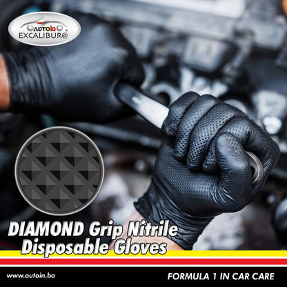 Nitril Rukavice sa Dijamantskom Teksturom 50/1 hrapave