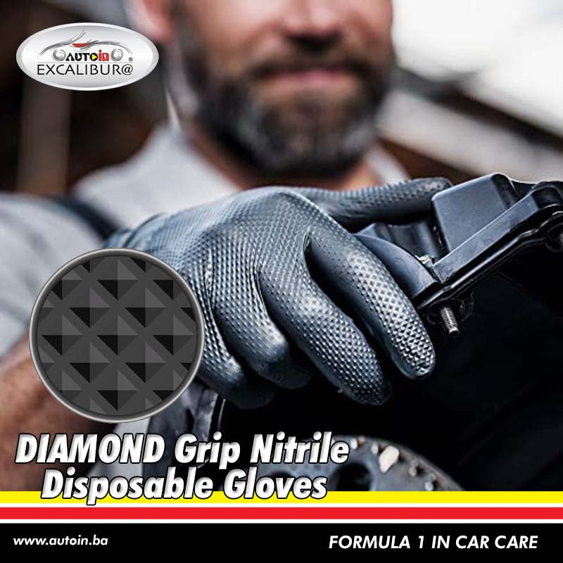 Nitril Rukavice sa Dijamantskom Teksturom 50/1 hrapave