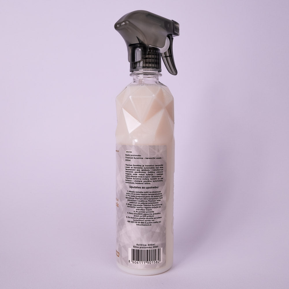Titanium Sunshine – keramički vosak – 500ml